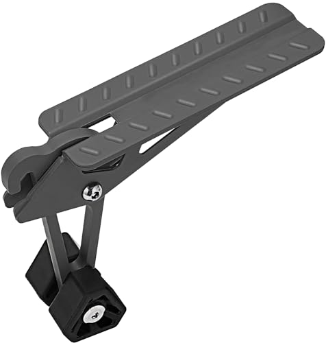 TOOENJOY Universal Fit Car Door Step, Foldable Roof Rack Door Step Up on Door Latch, Both Feet Stand Pedal Ladder, Easy Access to Rooftop for Most Car, SUV, Truck, Max Load 400 lbs (Grey) - Image 1