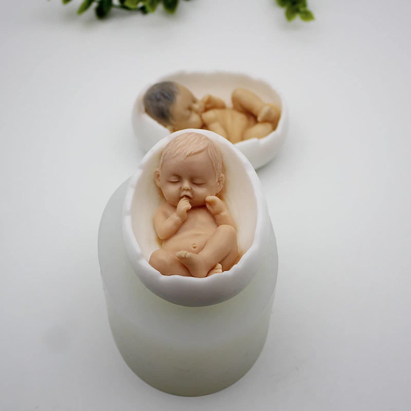ESEENS Baby Shape Silicone Handmade Soap Mold - Aroma Plaster Candle & Ice Sculpture Mold - Image 1