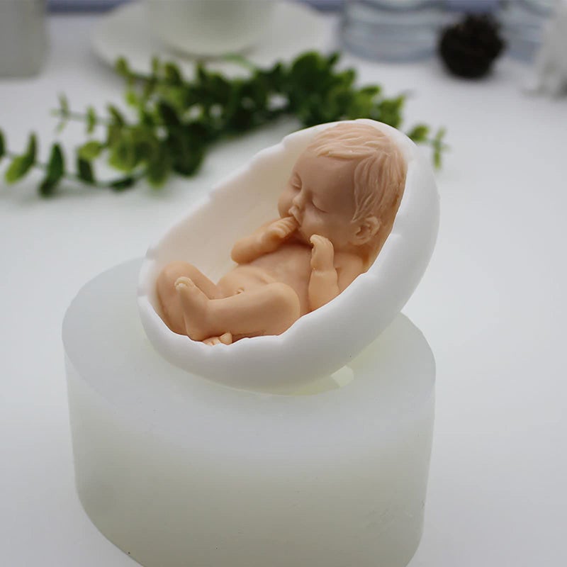 ESEENS Baby Shape Silicone Handmade Soap Mold - Aroma Plaster Candle & Ice Sculpture Mold - Image 3