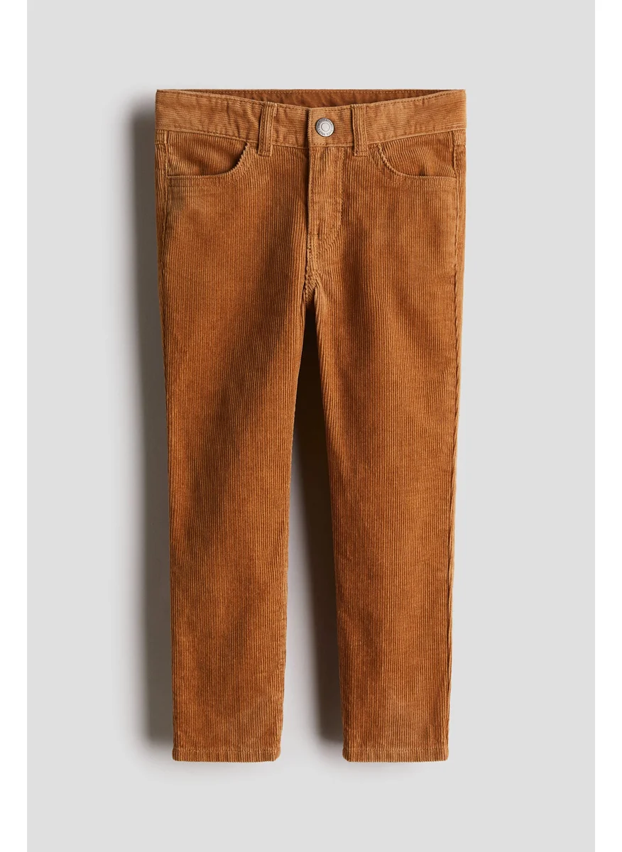 اتش اند ام Slim Fit Corduroy Trousers