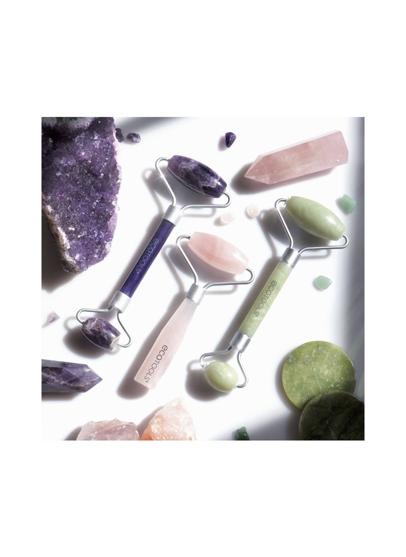 Eco Tools - Mini Rose Quartz Roller - Image 1