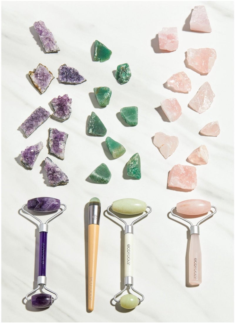 Eco Tools - Mini Rose Quartz Roller - Image 1