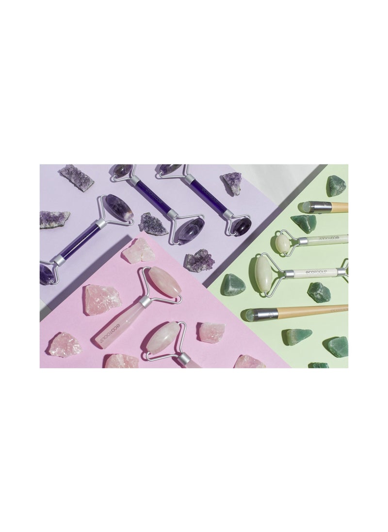 Eco Tools - Mini Rose Quartz Roller - Image 1