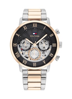 TOMMY HILFIGER Men's Analog Round Shape Stainless Steel Wrist Watch 1710570 - 44 Mm  - Image 2