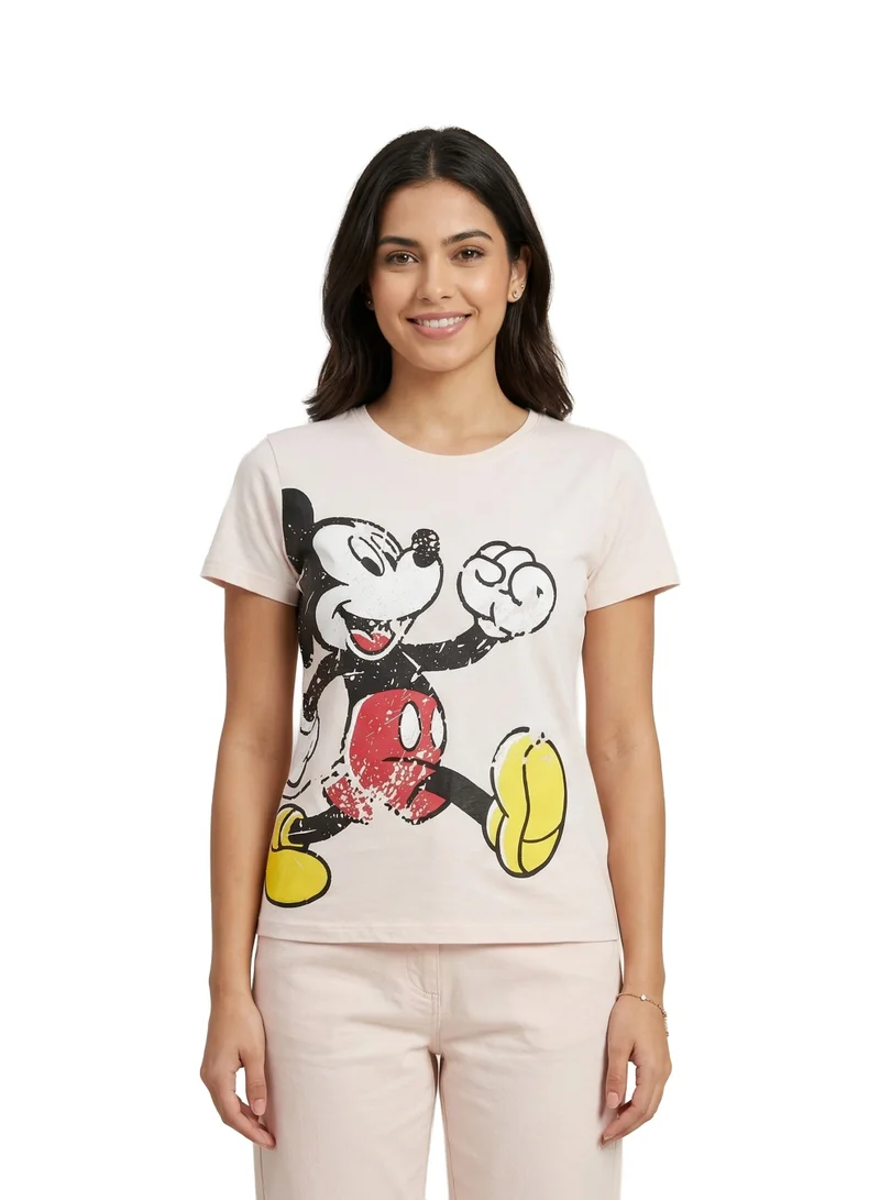 Disney  Disney Mickey Mouse Women’s Graphic T-Shirt (Pack of 2) for Women | Best Price UAE