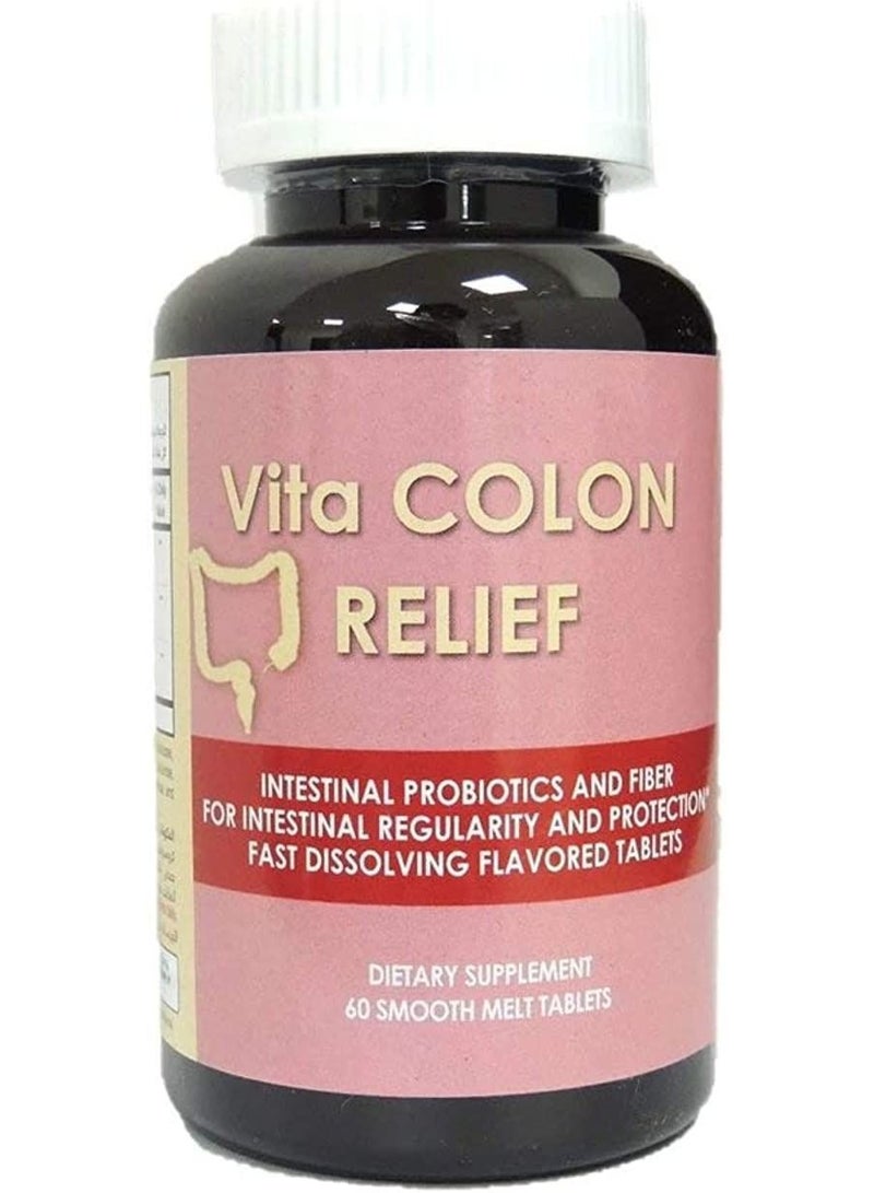 Vita Colon Relief Smooth Melt Tablets 60's - Image 1