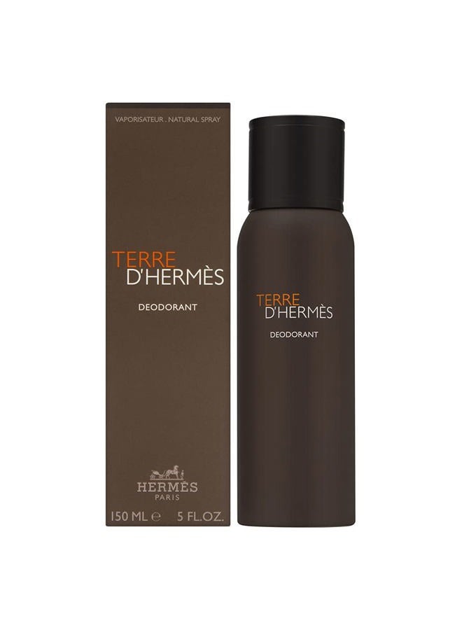 HERMES Terre D'hermes for Men Deodorant Spray, 5 Ounce