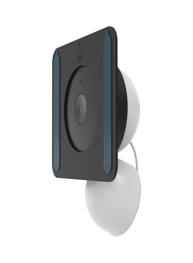 Holicfun Window Mount for 2nd Generation Google Nest Cam Indoor Wired (Black) - Image 1