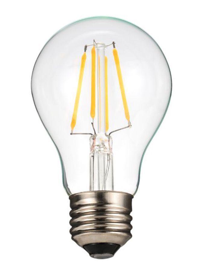 NIBEMINENT Retro LED Filament Light Bulb Clear/Silver