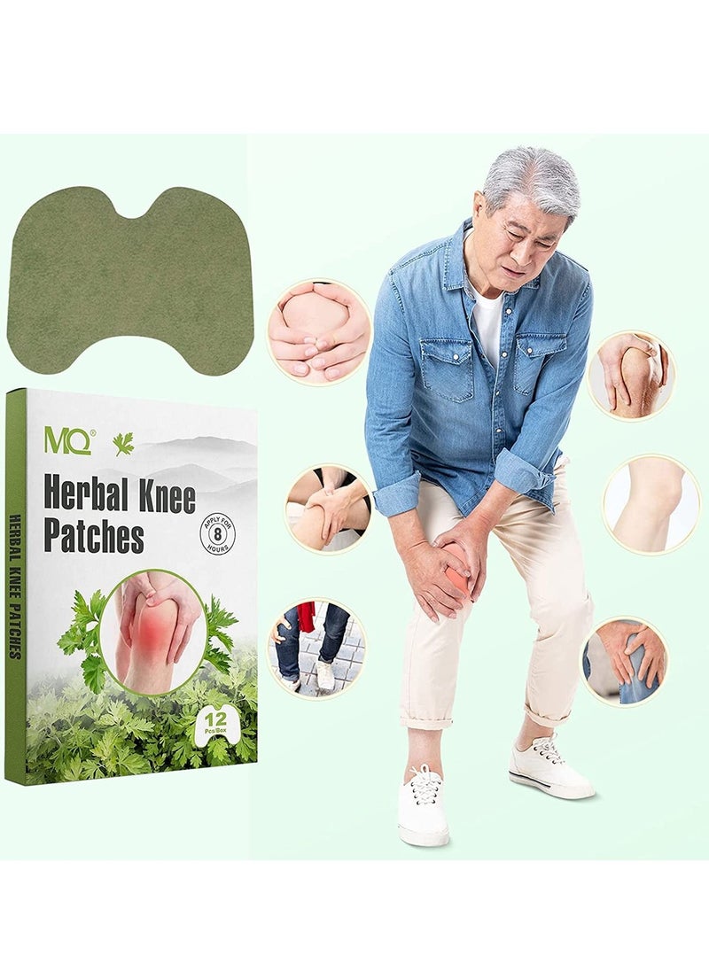 MQ Pepisky Pain Relief Patches, Wormwood Knee Pain Patch Paste, Heat Patches for Arthritis Pain Relief and Inflammation, Warming Herbal Plaster Pain Patches, Long Lasting Relief of Joint Pains 2 Pack  - Image 3