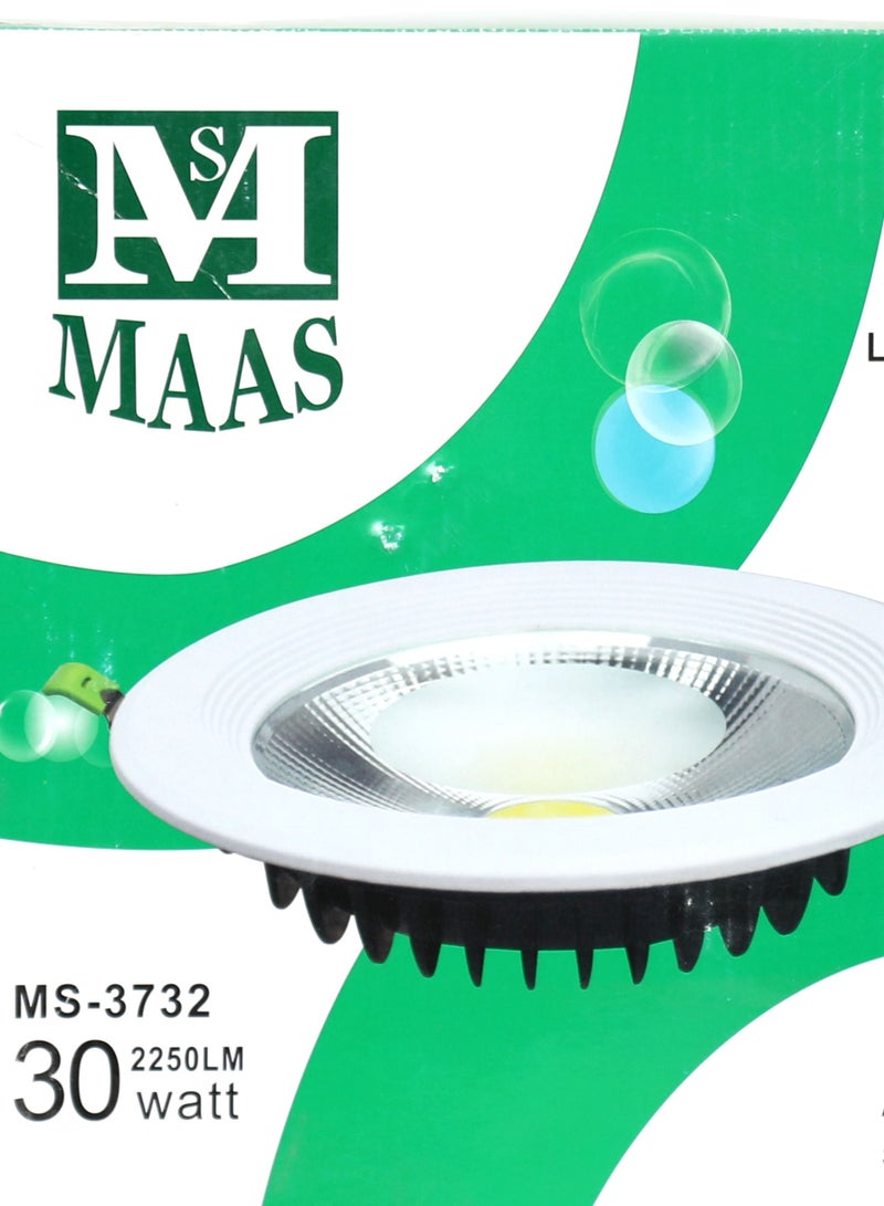 ماس مصباح إضاءة داخلية بقوة 30 واط  لون أبيض - Image 1