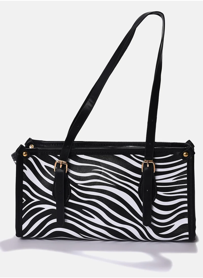 Haute Sauce Zebra Black & White Handbag