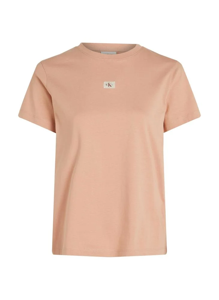 Calvin Klein Jeans Logo Detail Knitted T-Shirt