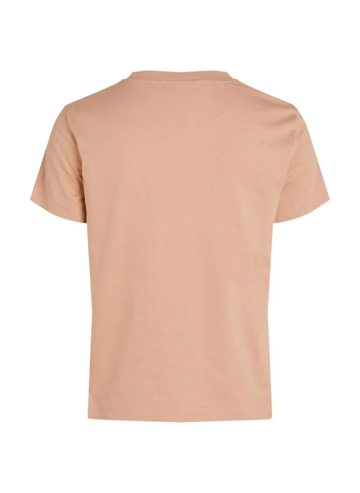 Calvin Klein Jeans Logo Detail Knitted T-Shirt