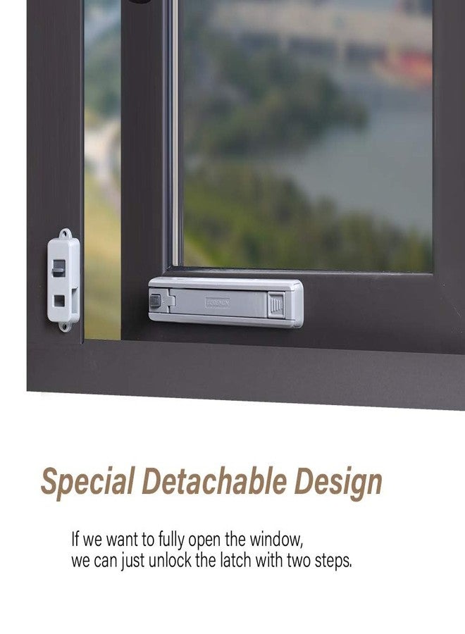 KPS Window Safety Restrictor Lock for Child Safety | Security Guard for Doors & Windows | Childproof Anti-Fall Lock for Home Security | Easy Install 3M Lock (Pack of 1,Multicolor) - Image 3