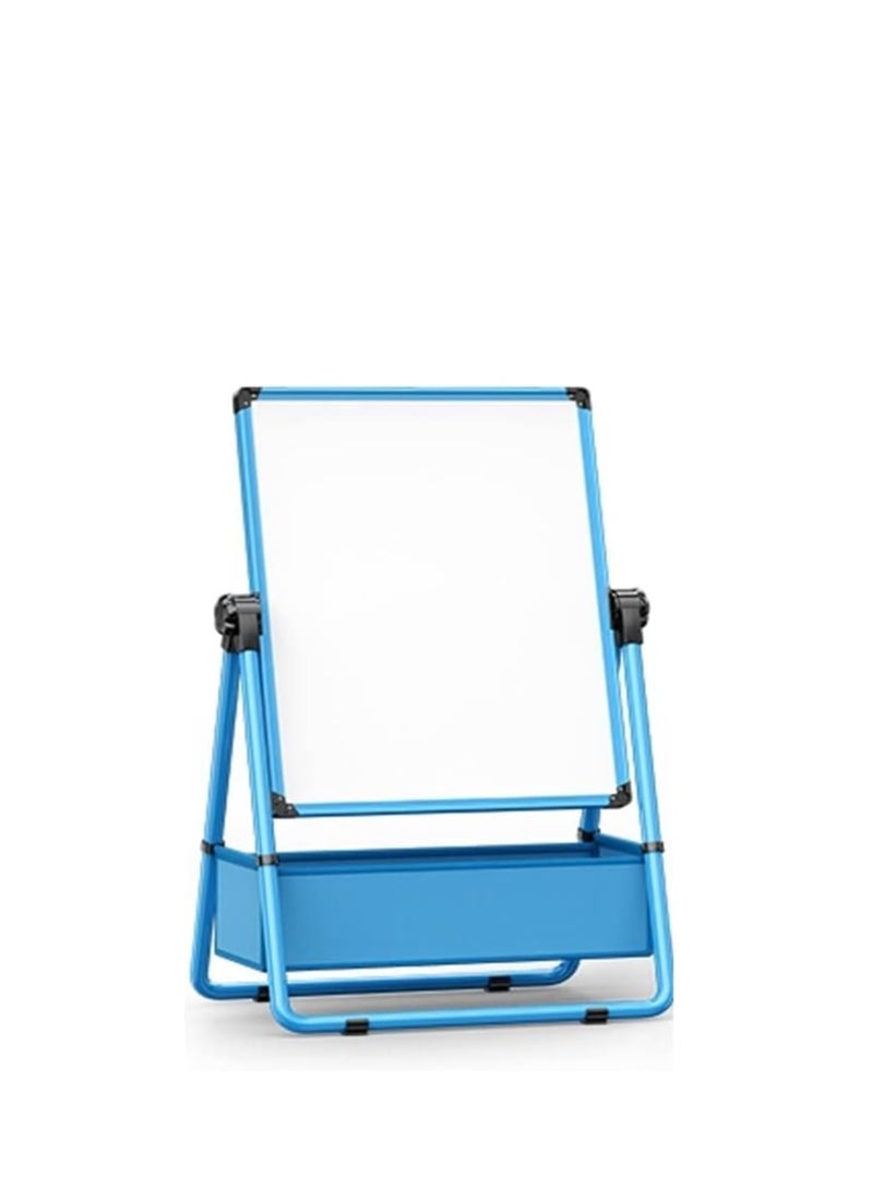 Dry Erase Easel Whiteboard and Chalk board, Double Sided Magnetic Children Art White Board Height Adjustable U-Stand for Kids Home Office whiteboard