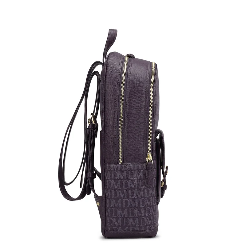 Da Milano Grapevine Monogram Franzy Leather Backpack - Grapevine  | Best Price UAE