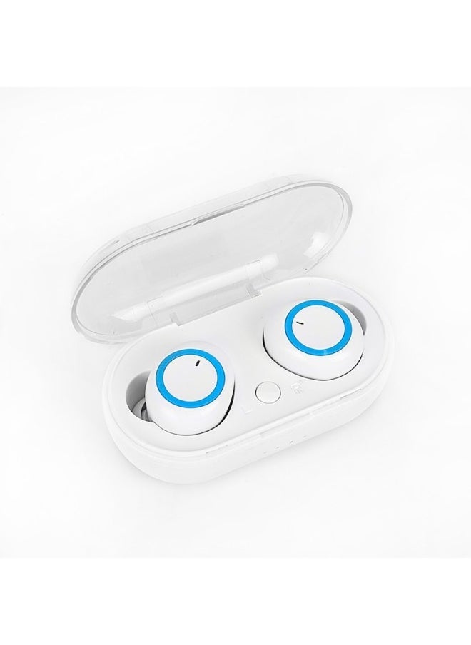 Generic - Y10 Y50 W10 Bluetooth Headset W12 Wireless Bluetooth Headset 5.0 Wireless Bluetooth Headset Myer True Stereo-Color:Black Blue - Image 1
