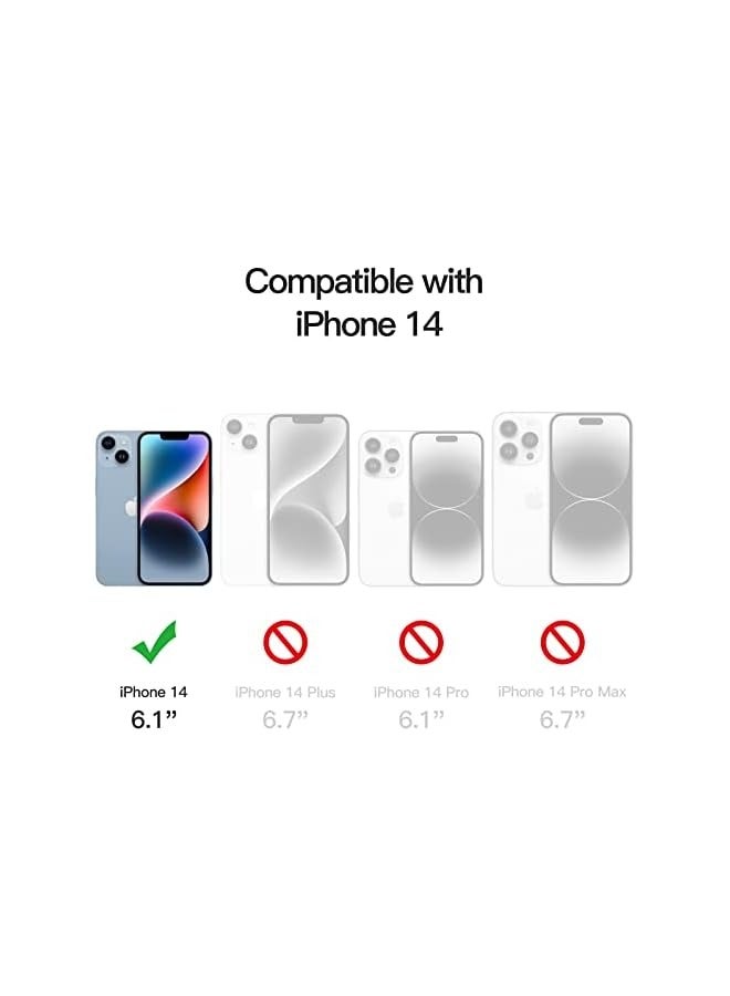 JETech Screen Protector for iPhone 14 6.1-Inch, Tempered Glass Film, 3-Pack - Image 2
