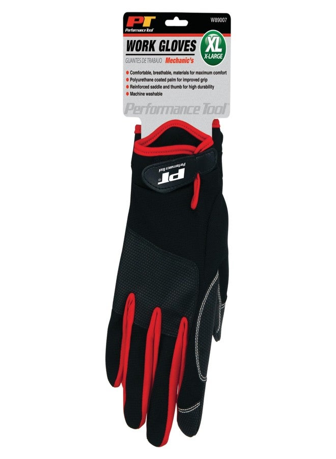 Performance Tool Mechanic's Work Gloves X-Large - W89007 - Image 3