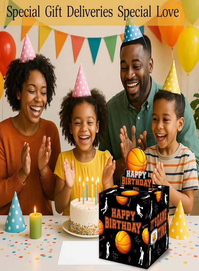 صناديق هدايا نقود عيد ميلاد كرة السلة من تشيل هوي، صندوق سحب نقود عيد ميلاد كرة السلة للأولاد والبنات - Image 5