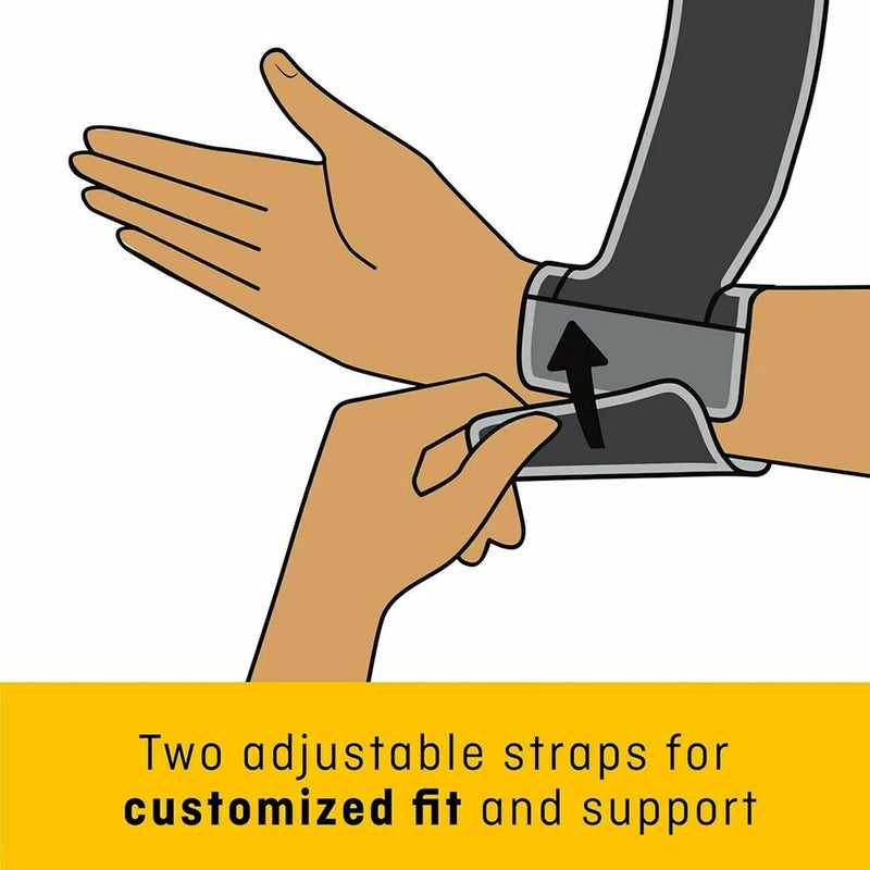 FUTURO Sport Wrap Around Wrist Support Adjustable size, 1 unit/pack | Black color | 46378ENR | Supports stiff| Weak or injured wrist | Moderate support | Wrist support - Image 3