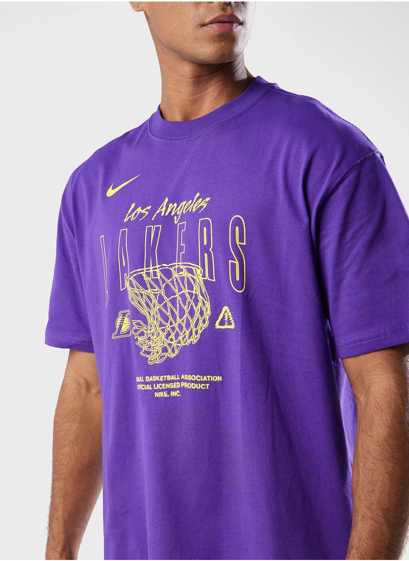 Nike - Los Angeles Lakers Mx90 T-Shirt - Image 1