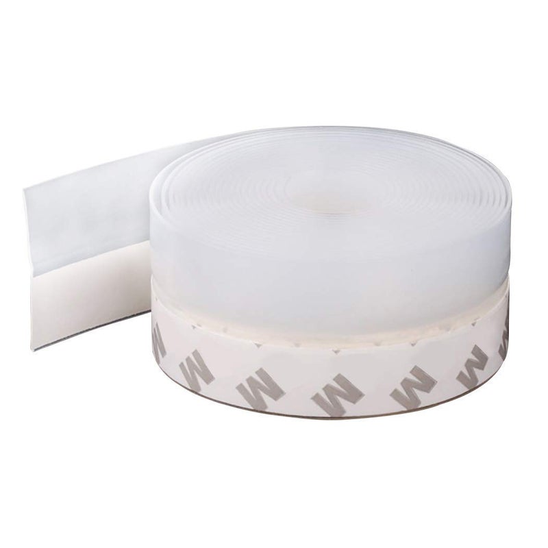 Grofilo Grofilo Silicone Seale Strip StrippingUnder Door Draft Blocker Seal Doors Windows Self Adhesive Sealing Sticker for Gaps in House Insectsproof Soundproof 2 Meter 45 MM  - Image 2