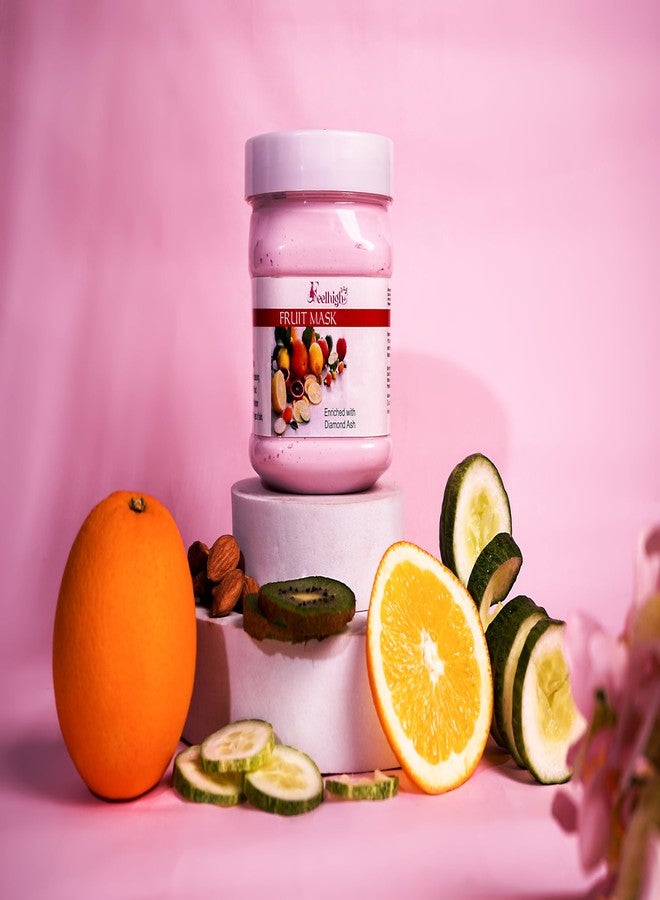 Feelhigh De-Tan Cream and Fruit Face Mask Combo (Pack of 2) Each 500ml - Image 5