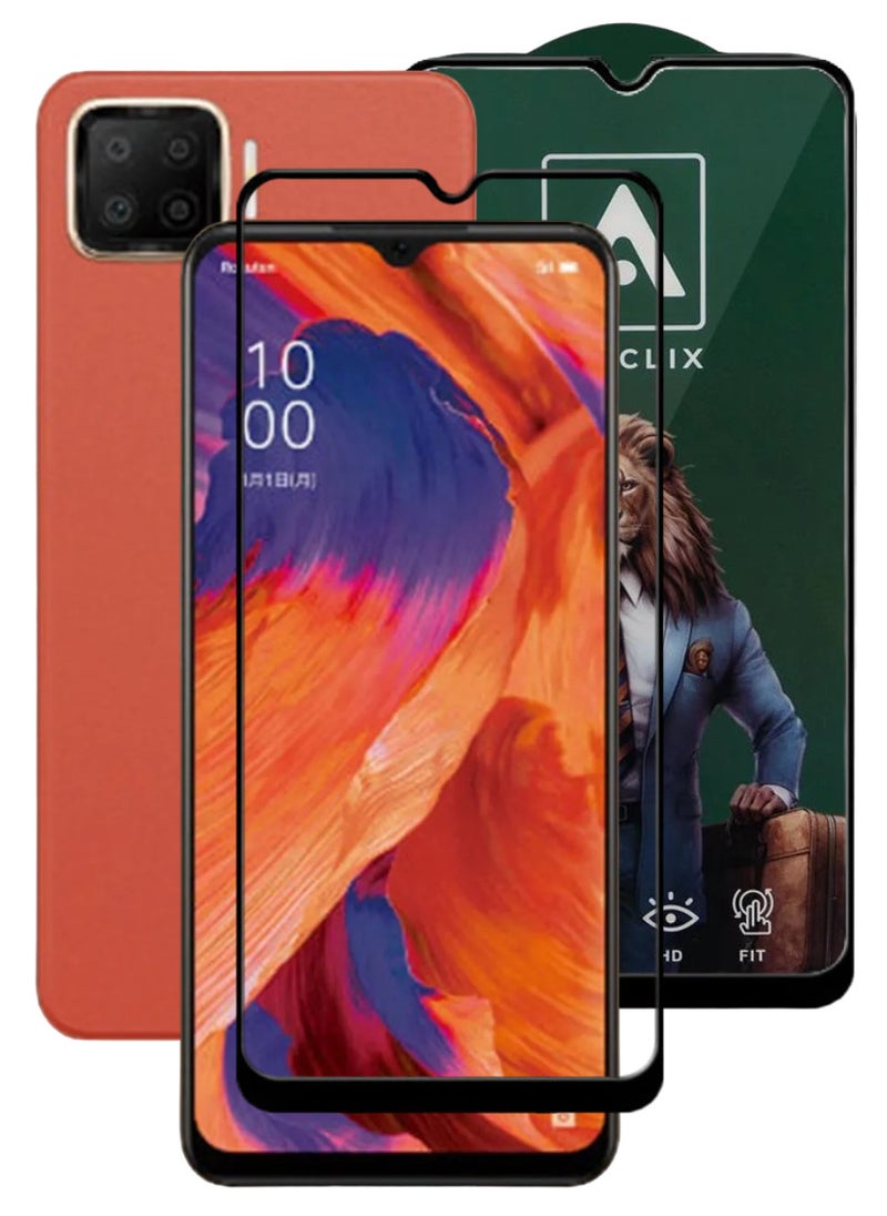 ACLIX Antistatic ESD Dustproof Premium Quality High Definition Tempered Glass Screen Protector Designed For Oppo A73 - Image 1