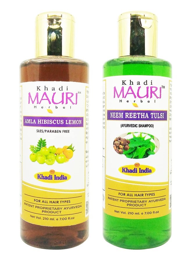 كادي شامبو خادي موري أملا بالكركديه والليمون والنيم ريثا تولسي - عبوة من قطعتين (420 مل) - Image 2