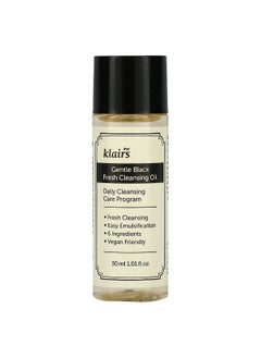 Dear,Klairs Dear, Klairs, Gentle Black Fresh Cleansing Oil, 1.01 fl oz (30 ml)  - Image 1