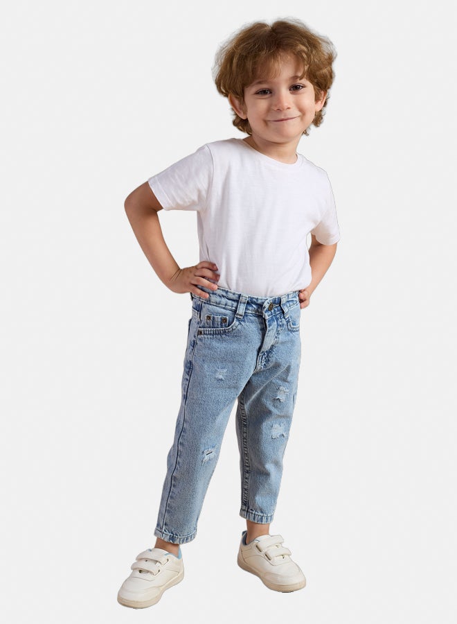 AMB Kidswear Baby Boys Boyfriend Jeans - Image 2