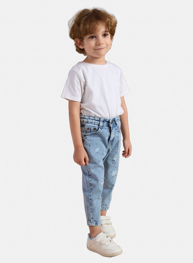 AMB Kidswear Baby Boys Boyfriend Jeans - Image 3