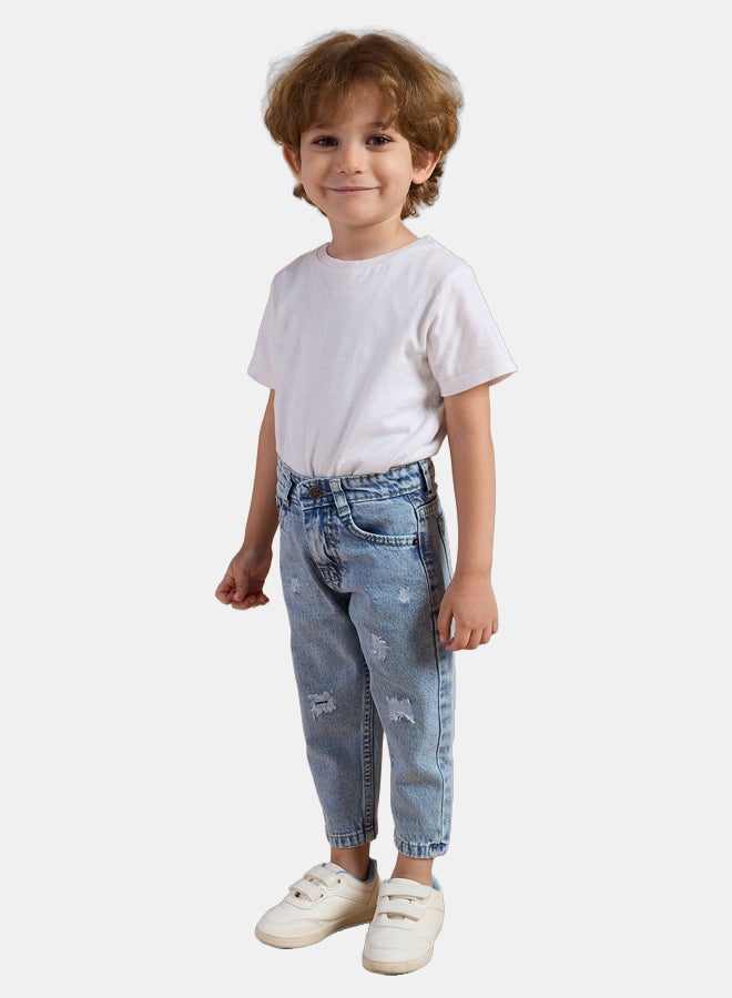 AMB Kidswear Baby Boys Boyfriend Jeans - Image 4