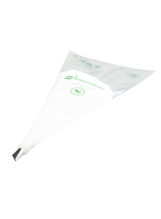 Restaurantware Pastry Tek Petal Tip, 1 Reusable Decorating Cake Tip - #104, Dent-Resistant, Stainless Steel Rose Frosting Tip, Dishwasher-Safe, Decorate Cupcakes, Cakes, or Cookies - Image 2