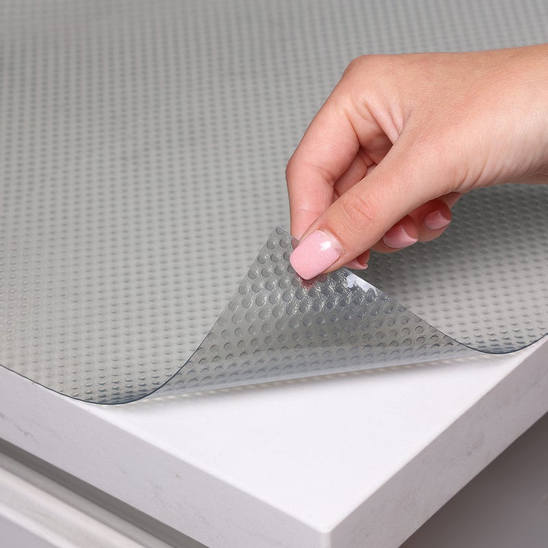 Con-Tact Brand Premium Plus Non-Adhesive Shelf Heavy Duty and Multi-Functional Drawer Liner, Protect and Organize Your Shelves and Drawers, 18" x 6', Nova Smoke Opaque, Pack of 1 Roll - Image 3