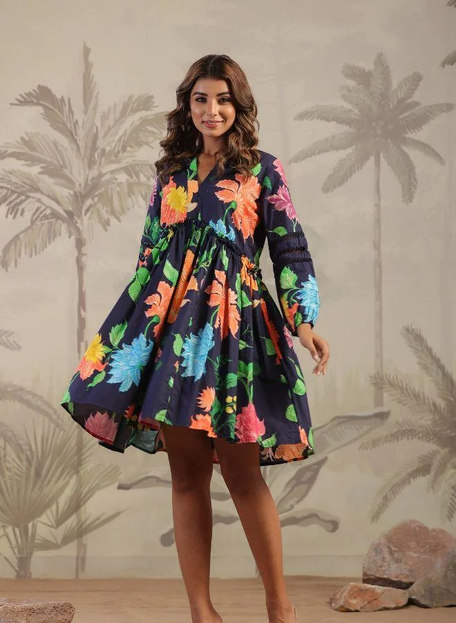 #Be Floral A-Line Dress