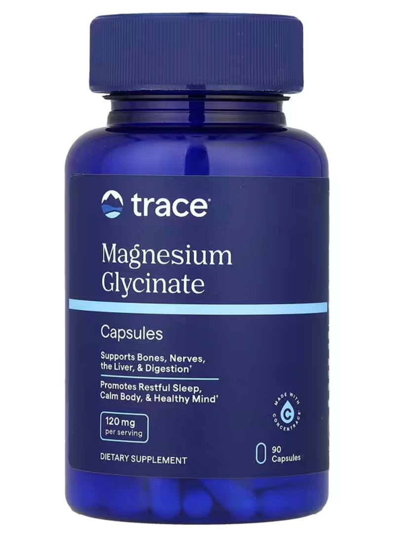 تريس ‏, جليسينات المغنيسيوم ، 90 كبسولة - Image 1