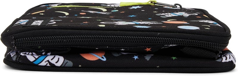 Pac-Kit Freezable Classic Lunch Box, Spaceman, Built with EcoFreeze Technology, Collapsible, Reusable, Zip Closure With Zip Front Pocket and Buckle Handle, Perfect for School Lunches - Image 4