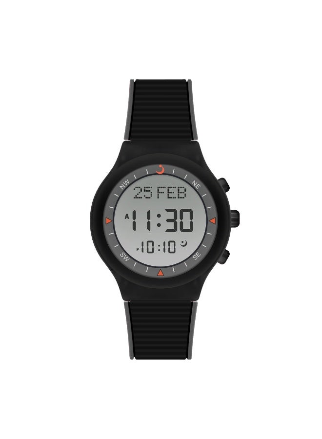 الفجر الساعة الأندية الرياضية WY-16 أسود/رمادي - Image 1