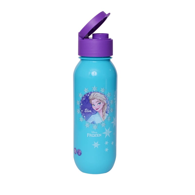 Gluman School Lunch Box Water Bottle Combo for Kids Disney Frozen Character Printed Steel Insulated Snack Pack Lunch Box 700 ml with Claro Mini Water Bottle 500 ml for Girls - Image 3