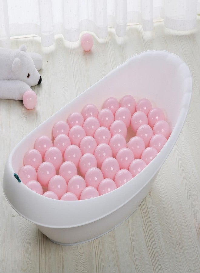 PlayMaty Ball Pit Balls - 2.75inches Plastic Phthalate & BPA Free Balls Crush Proof Stress Balls Swim Pit Fun Toy with Storage Bag for Baby Playhouse Birthday Party DecorationPack of 50 (Light Pink) - Image 4