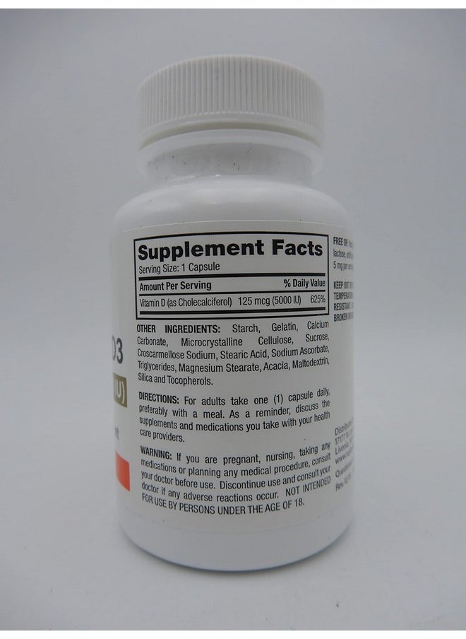 Rugby Vitamin D3 Dietary Supplement 125 Mcg (5000 Iu) 100 Capsules - pzsku/Z3911BA864F374AE4B403Z/45/_/1698053778/58ed1a08-71d4-47a4-9e91-5ad603df9076