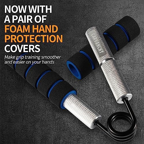 Carvanchy Grip Strength Trainer, 100LB, Wrist Forearm Strengthener, Metal No Slip, Hand Grip Gripper Strengthener for Strength Training and Exercise, Hand Workout Squeezer Grip Strength - Image 2