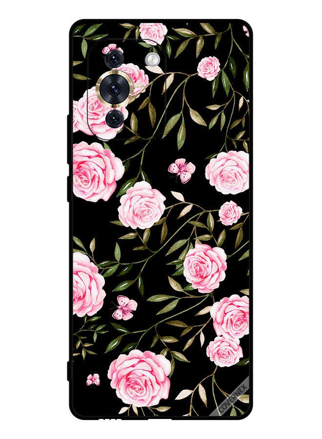 Covernex Protective Case Cover For Huawei Nova 10 Pro Rose In Bunches Of Small Leaves - Image 1