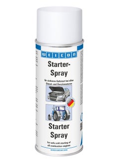 Weicon WEICON Starter Spray | 400 ml | Engine Starter Spray for easy and safe starting Car  Motorcycle Petrol Diesel Battery-saving  - Image 1