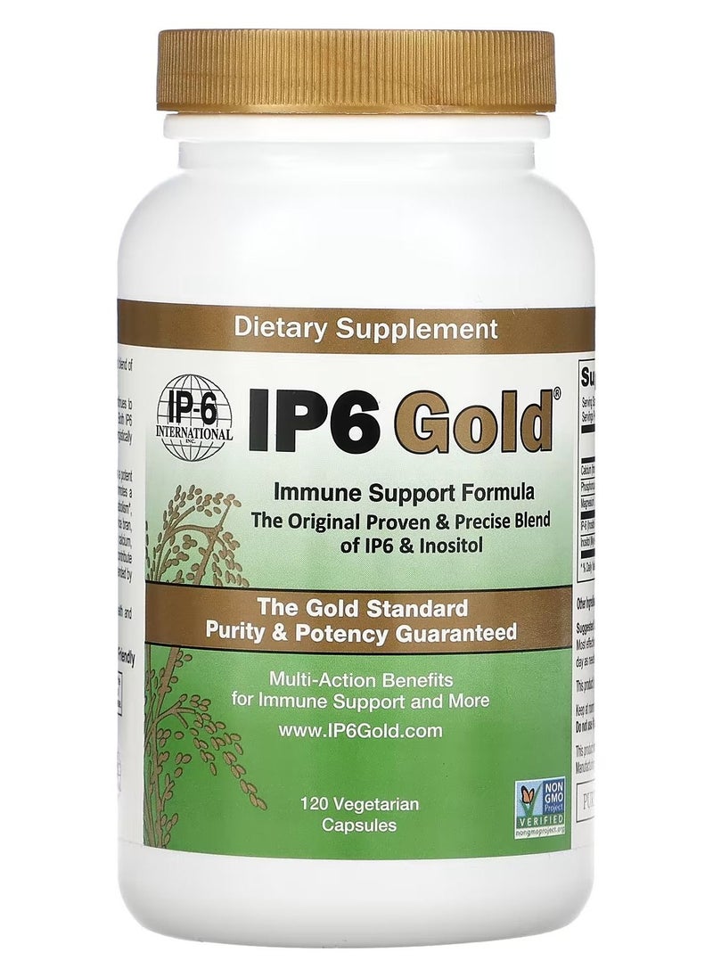 IP-6 International IP6 Gold Immune Support Formula 120 Vegetarian Capsules 