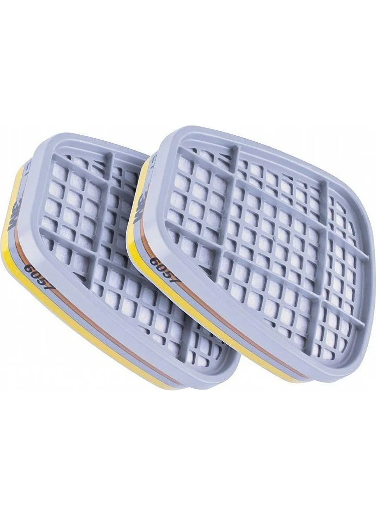 3M 6057 Abe1 Acid, Gas and Vapor Mask Filter 1 Pair