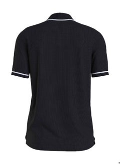 Men's Tipping Slim Polo Shirt - Cotton, Black - pzsku/Z3911FC26BBE7FAA2635AZ/45/_/1733390851/fd964994-b335-41b0-acea-d937d7b2ccc8